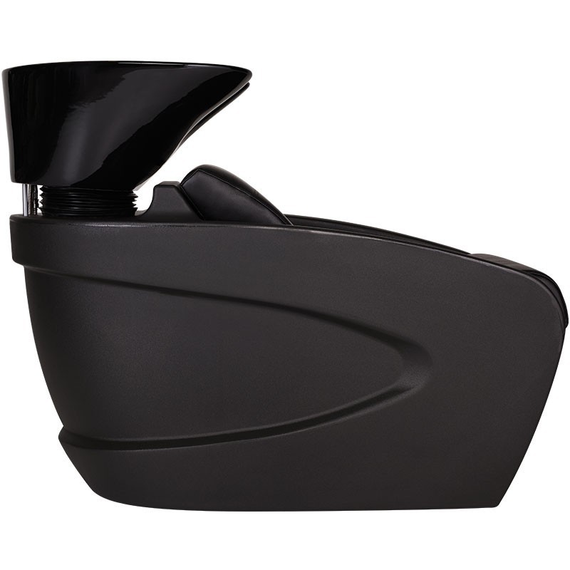 Myjnia fryzjerska Vanity - czarna - biała misa -Fotele fryzjerskie Ayala 48h- 